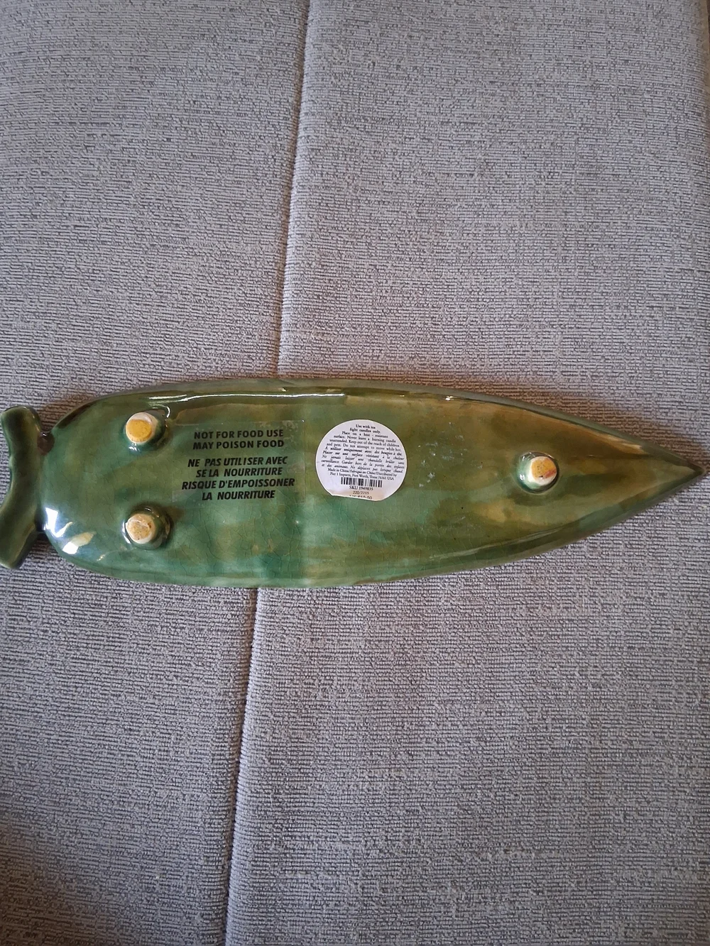 Green Ceramic Votive Candle Holder Pier 1 13x4in